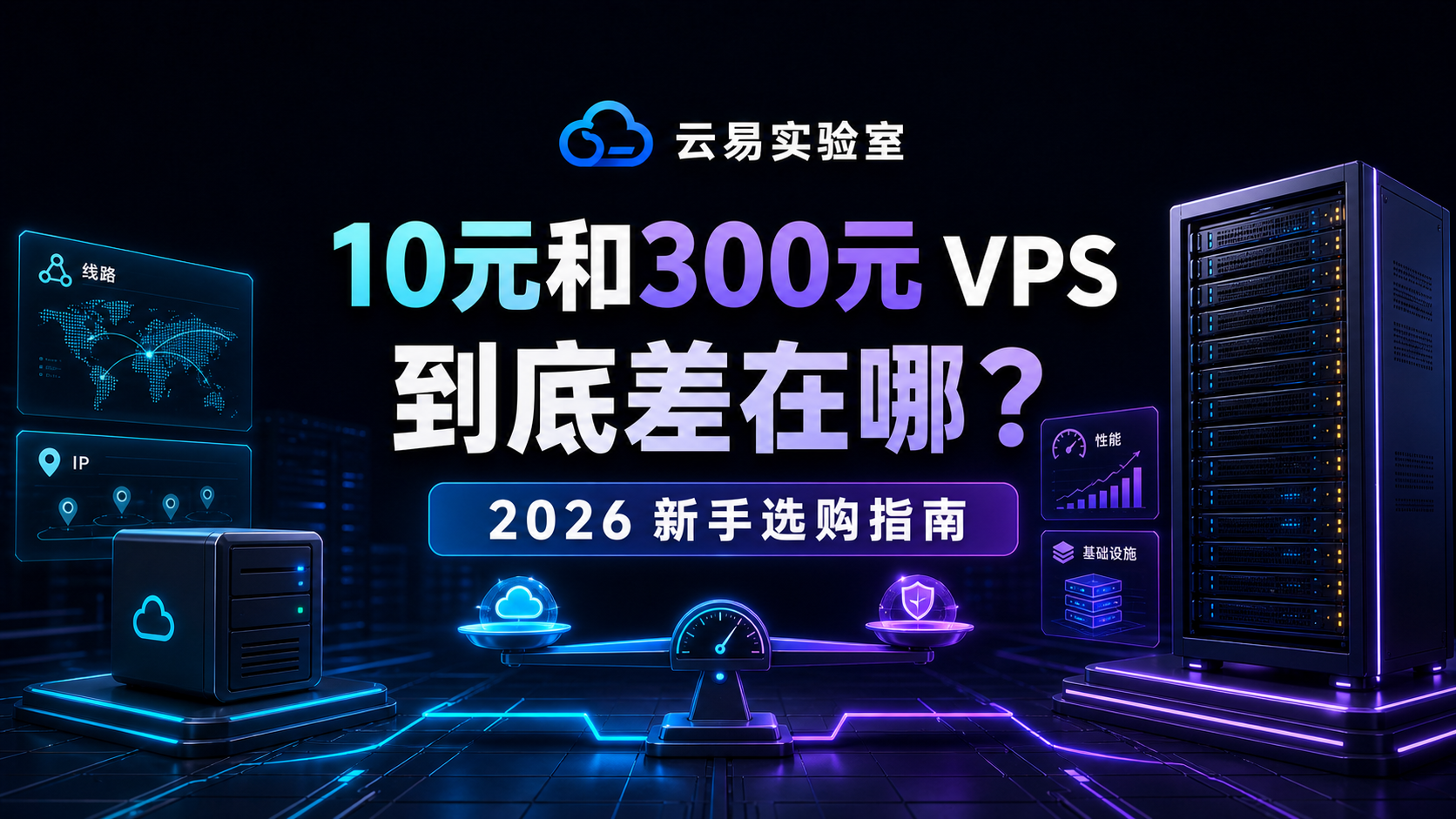 10元和300元的VPS到底差在哪？2026新手买服务器，看完就知道怎么选